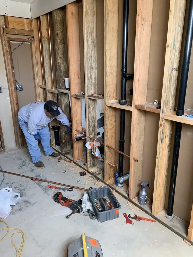 Commercial rough-in plumbing for Gas Line Repair in Camp Lincoln Hill